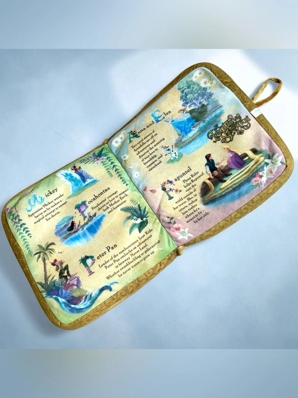 Tokyo Disney Resort Fantasy Springs Art Book Cushion Pillow